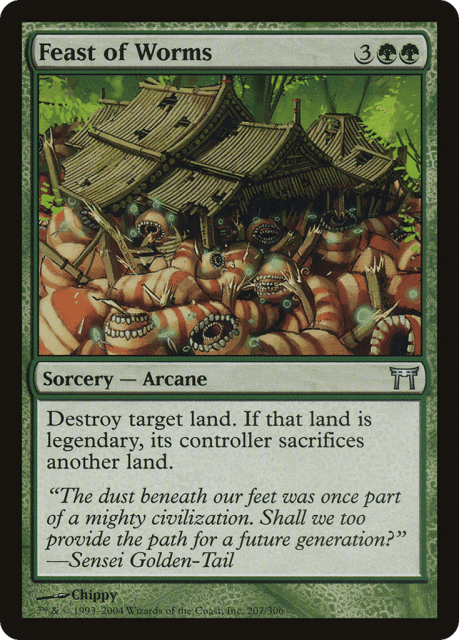 Feast of Worms (207) — Champions of Kamigawa