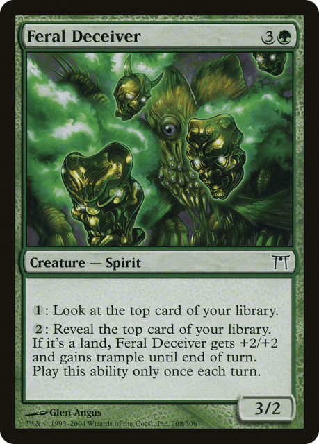 Feral Deceiver (208) — Champions of Kamigawa