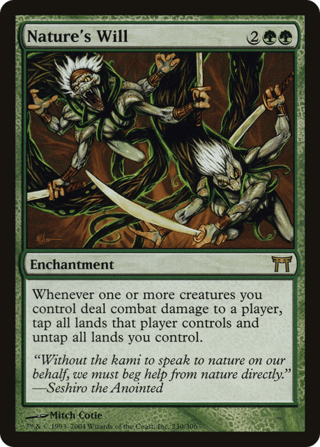 Nature's Will (230) — Champions of Kamigawa