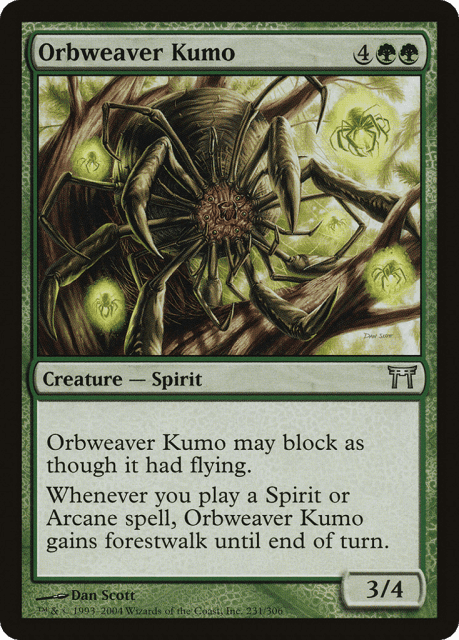 Orbweaver Kumo (231) — Champions of Kamigawa
