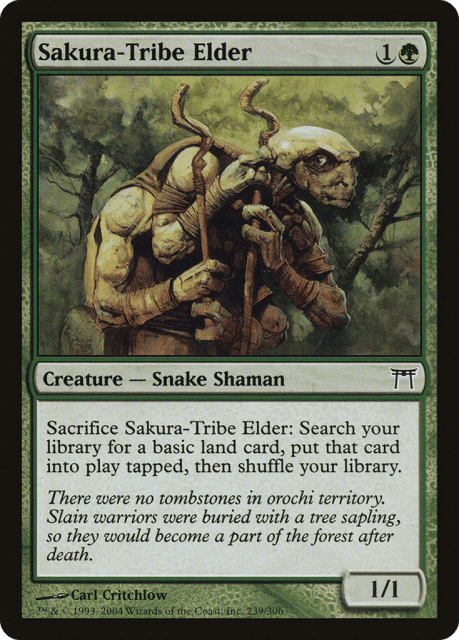 Sakura-Tribe Elder (239) — Champions of Kamigawa