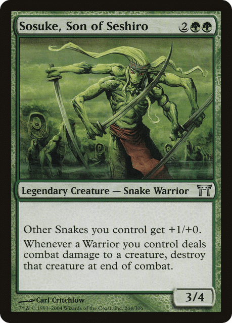Sosuke, Son of Seshiro (244) — Champions of Kamigawa