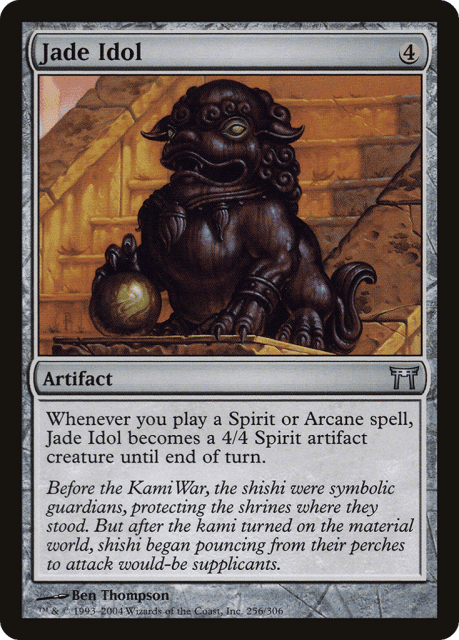 Jade Idol (256) — Champions of Kamigawa