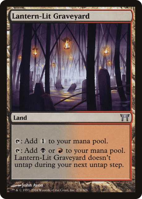 Lantern-Lit Graveyard (278) — Champions of Kamigawa