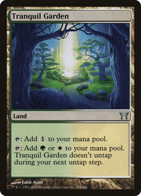 Tranquil Garden (284) — Champions of Kamigawa