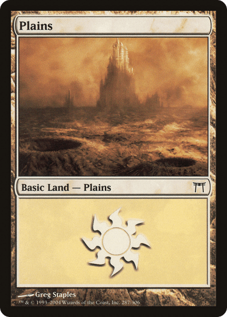 Plains (287) — Champions of Kamigawa