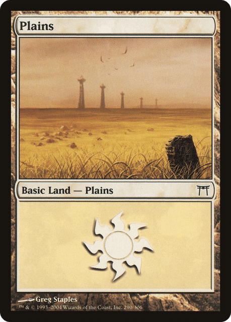 Plains (290) — Champions of Kamigawa