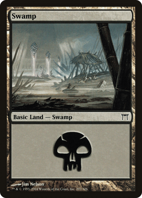 Swamp (297) — Champions of Kamigawa