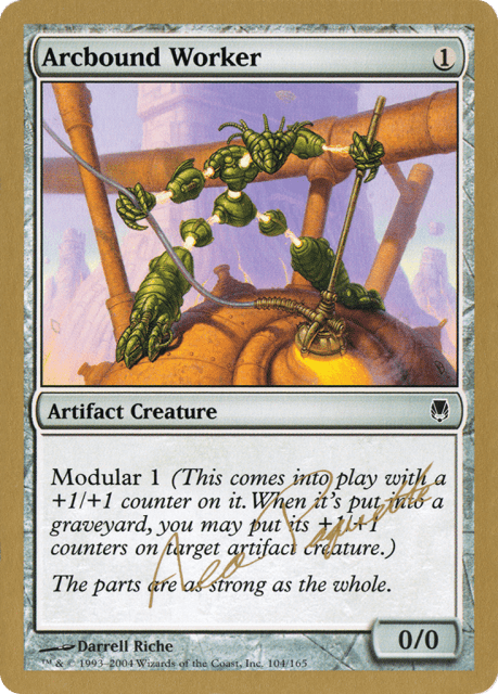 Arcbound Worker (ap104a) — World Championship Decks 2004