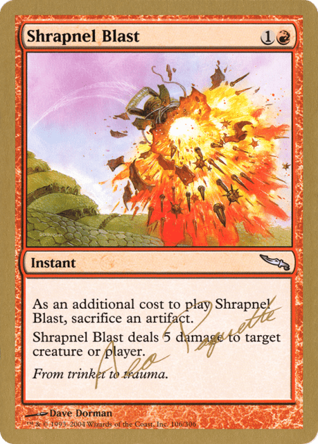 Shrapnel Blast (ap106) — World Championship Decks 2004