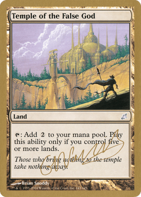 Temple of the False God (gn143) — World Championship Decks 2004