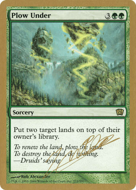 Plow Under (jn272) — World Championship Decks 2004