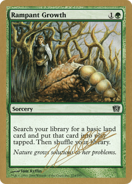 Rampant Growth (jn274) — World Championship Decks 2004