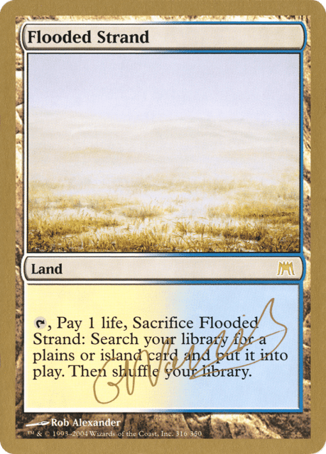 Flooded Strand (gn316) — World Championship Decks 2004