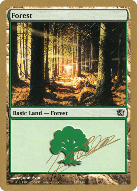 Forest (jn347) — World Championship Decks 2004