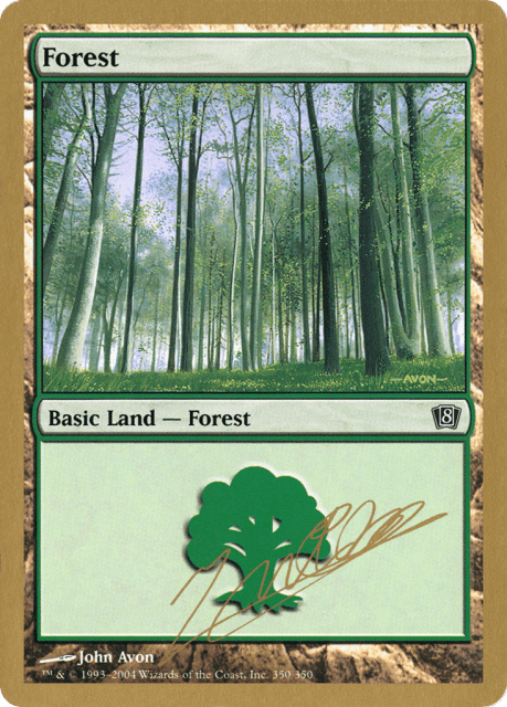 Forest (jn350) — World Championship Decks 2004