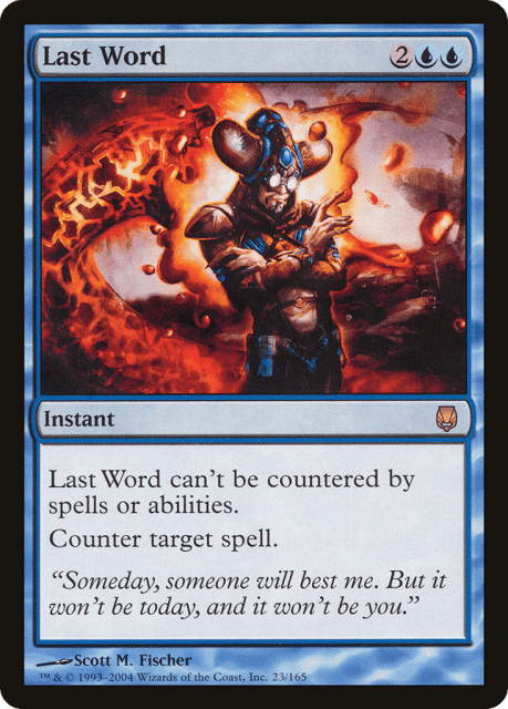 Last Word (23) — Darksteel