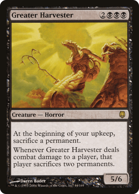 Greater Harvester (44) — Darksteel