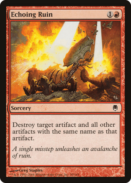 Echoing Ruin (59) — Darksteel