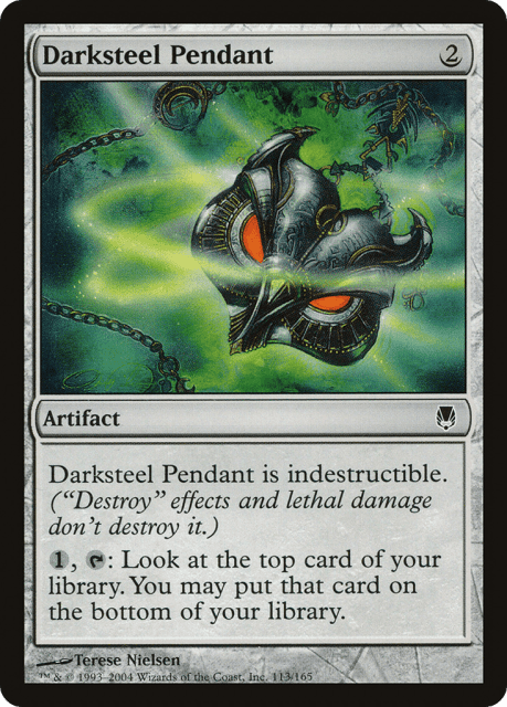 Darksteel Pendant (113) — Darksteel