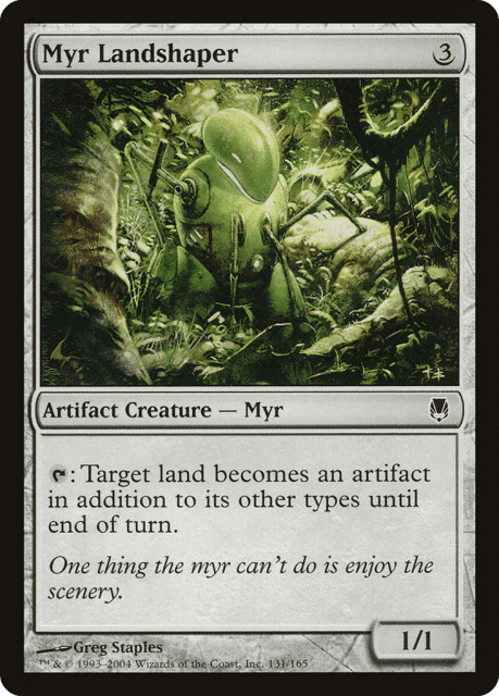 Myr Landshaper (131) — Darksteel