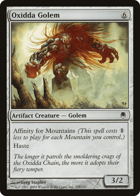 Oxidda Golem (135) — Darksteel