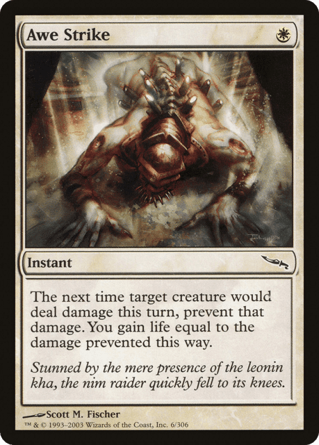 Awe Strike (6) — Mirrodin