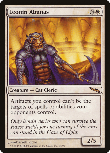 Leonin Abunas (8) — Mirrodin