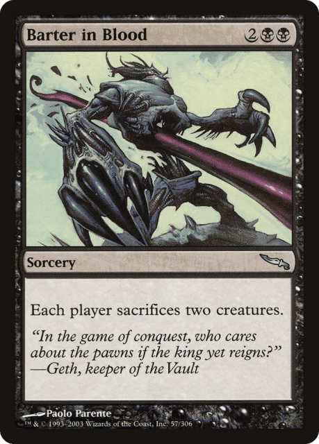 Barter in Blood (57) — Mirrodin