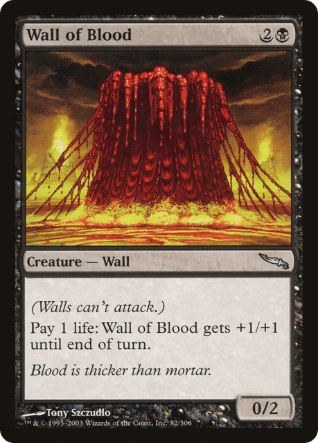 Wall of Blood (82) — Mirrodin
