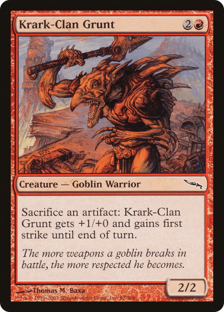 Krark-Clan Grunt (97) — Mirrodin