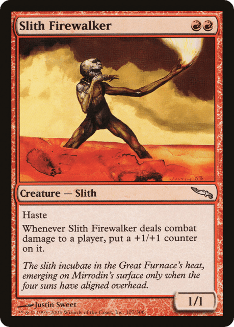 Slith Firewalker (107) — Mirrodin