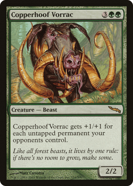 Copperhoof Vorrac (116) — Mirrodin