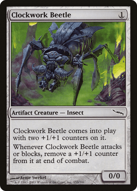Clockwork Beetle (153) — Mirrodin