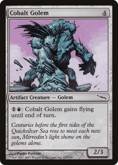 Cobalt Golem (157) — Mirrodin