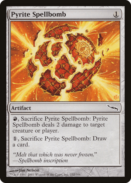 Pyrite Spellbomb (232) — Mirrodin