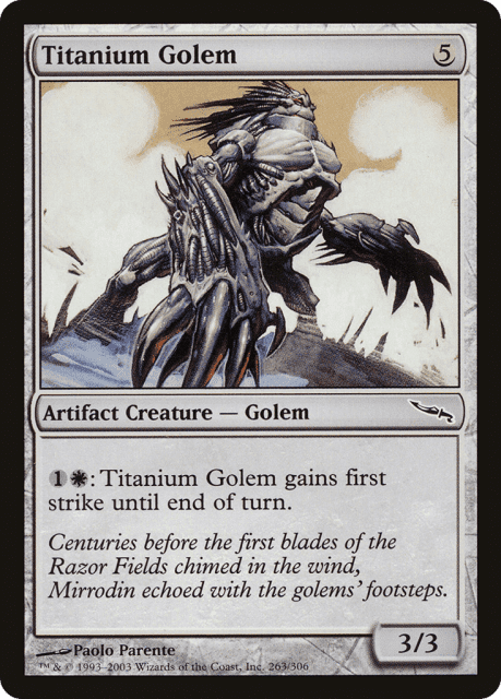 Titanium Golem (263) — Mirrodin