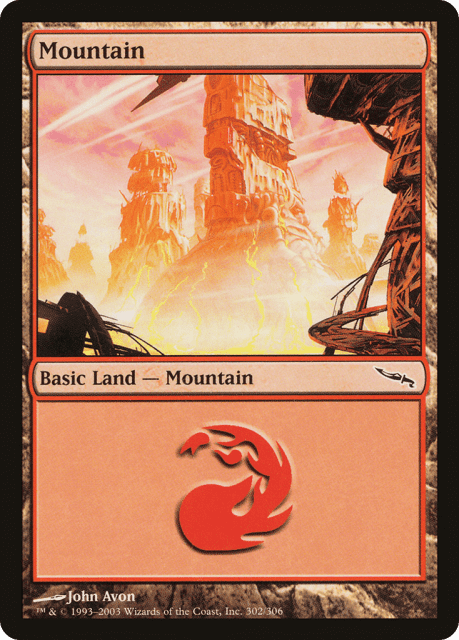 Mountain (302) — Mirrodin