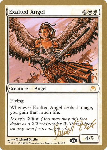 Exalted Angel (dz28sb) — World Championship Decks 2003