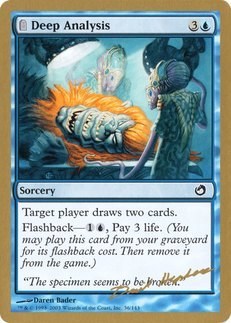 Deep Analysis (dh36) — World Championship Decks 2003