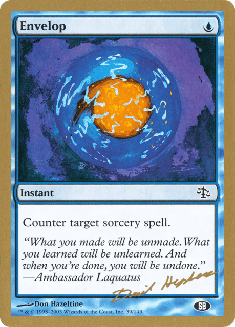 Envelop (dh39sb) — World Championship Decks 2003
