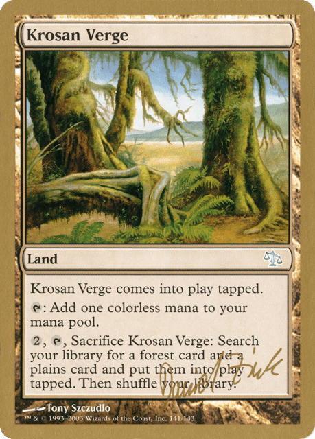 Krosan Verge (dz141) — World Championship Decks 2003