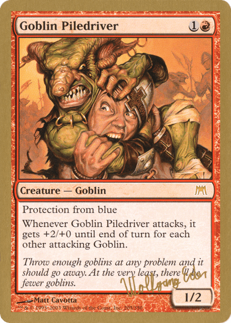 Goblin Piledriver (we205) — World Championship Decks 2003
