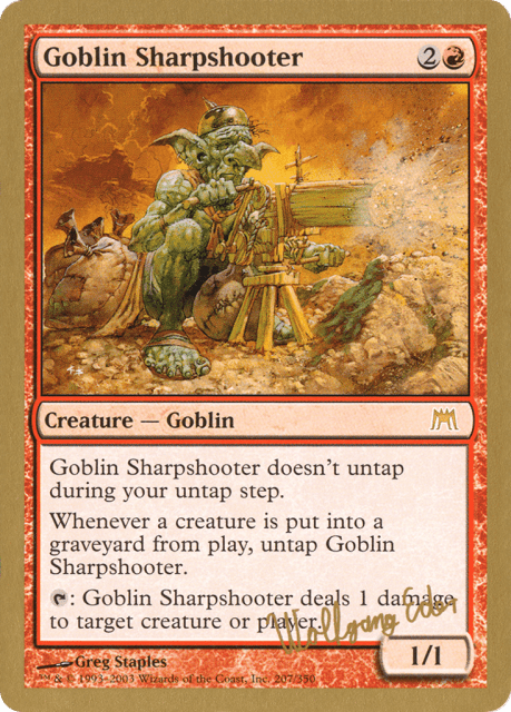 Goblin Sharpshooter (we207) — World Championship Decks 2003