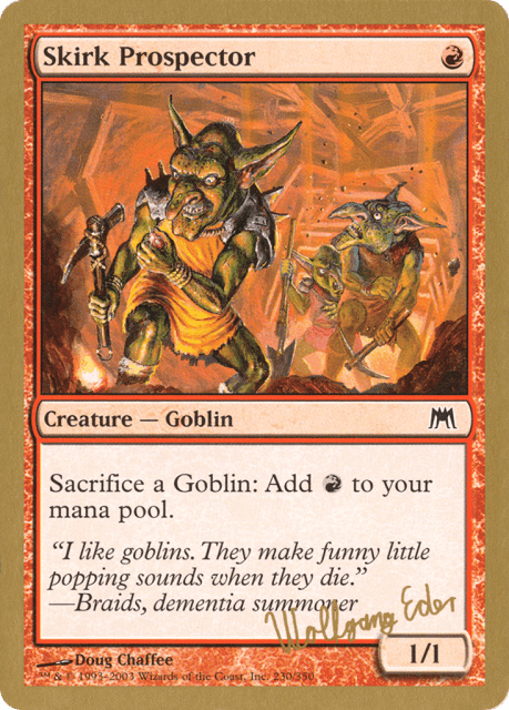 Skirk Prospector (we230) — World Championship Decks 2003