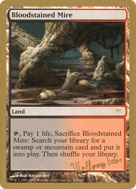 Bloodstained Mire (we313) — World Championship Decks 2003
