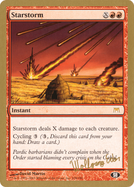 Starstorm (we328sb) — World Championship Decks 2003