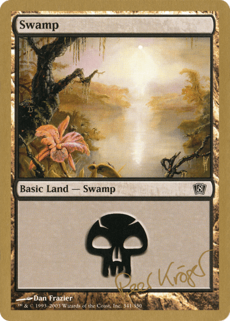 Swamp (pk341) — World Championship Decks 2003