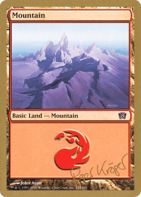 Mountain (pk344) — World Championship Decks 2003
