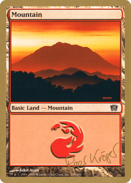 Mountain (pk345) — World Championship Decks 2003